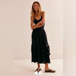 Free people Riley pants in black